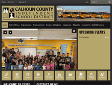 Tablet Screenshot of calcoisd.org